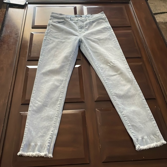 Banana Republic Mid Rise Skinny Ankle Blue Jeans Size 28 - Picture 1 of 12
